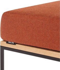 Čalúnená stolička v terakotovej farbe Feo – noo.ma