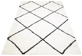 Kusový koberec Shaggy Praka krémový 1 80x150cm