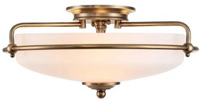 Quoizel QZ-GRIFFIN-F-WS - Stropné svietidlo GRIFFIN 3xE27/60W/230V bronzové