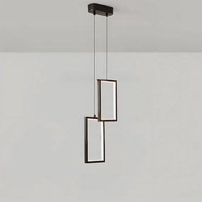 Toolight Toolight, LED závesné osvetlenie, 12W, 3000K, 3500lm, LHJ085-2CP, čierna, OSW-50059