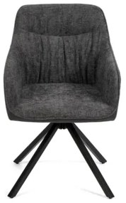 Jedálenská stolička LOREN tmavo šedá