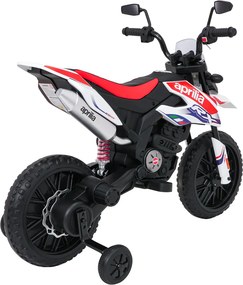 Ramiz Detský motocykel Aprilia RX biely