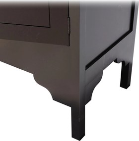 Kredenc Modern 104 x 56 x 170 cm black