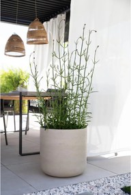 Kvetináč CHICO, sklolaminát, výška 42 cm, béžová