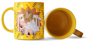 Sablio Hrnček s vlastnou potlačou, žltým vnútrom a uchom: 300 ml