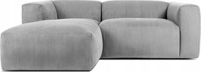 Modulárna rohová sedačka do obývačky ľavá mäkká Konsimo Buffo svetlo šedá