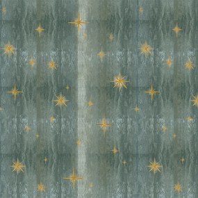 VLADILA  Stars Olive (textured) - tapeta