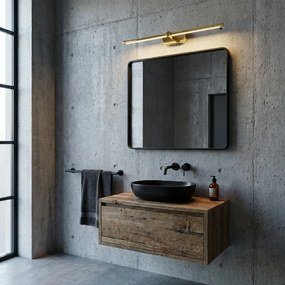 Toolight Toolight, LED nástenné svietidlo 60cm, 13W, 4000K, 1000lm, APP1890-1W, zlatá lesklá, OSW-66045
