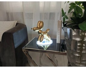 Dizajn LED lampa DOG POP ART gold
