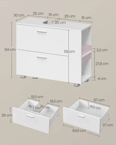 Skrinka pod umývadlo BBK502W01