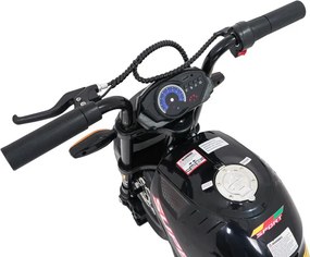 Elektrická motorka SUPERMOTO čierna