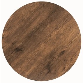 Okrúhly jedálenský stôl AMADEO II 90x90 cm, dekor orech