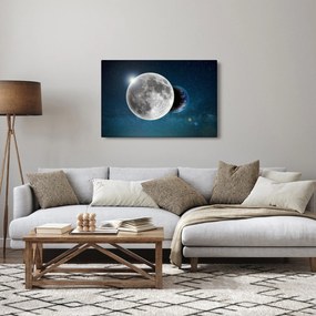 Obraz - Zem v zákryte Mesiaca (90x60 cm)