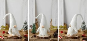 Vianočný škriatok YX068 - biely