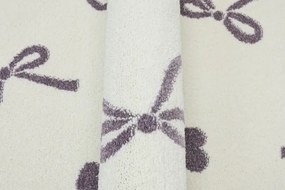 Koberec Lima M186A krémový / fialový