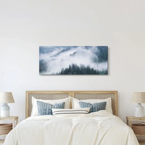 Obraz - Stromy v hmle (120x50 cm)