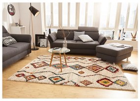 Krémovobiely koberec Mint Rugs Geometric, 200 x 290 cm