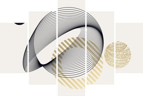 Obraz - Geometrické tvary N⁰3 (150x105 cm)
