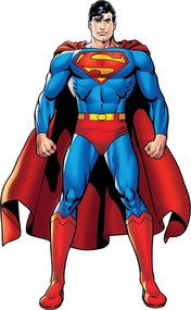 Superman - textilná nálepka na stenu