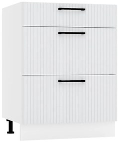 Skrinka do kuchyne Kate d60s/3 svetlo šedá mat