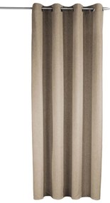 Hnedý záves 135x245 cm Ľan Uni – Sehlbach