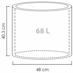 Scheurich Kvetináč Riva (Ø 50 cm, kamenistá sivá)  (100349892)