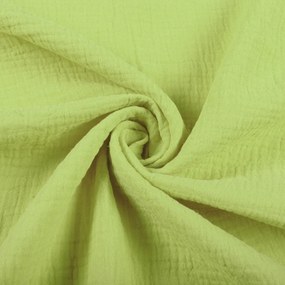 Biante Mušelínová plienka/dečka MSN-058 Svetlo pistáciová 100x100 cm