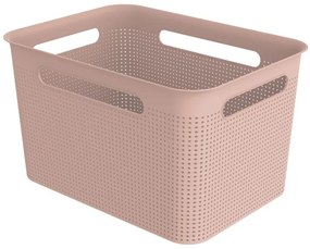 Úložný box BRISEN, 16 L, ružový