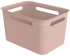 Úložný box BRISEN, 16 L, ružový