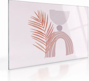 Sklenený obraz - Fialový minimalizmus N⁰1 (70x50 cm)