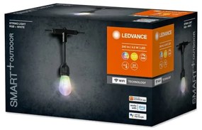 Ledvance-LED RGBW Stmievateľná vonkajšia reťaz STRING 12xLED/0,37W/230V IP44 Wi-Fi