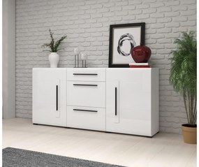 Komoda Tashia Typ 26 (biela + vysoký lesk biely). Akcia -20%. Vlastná spoľahlivá doprava až k Vám domov. 1030187