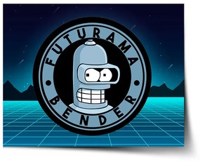 Sablio Plagát Futurama Bender Štvrtá dimenzia - 60x40 cm