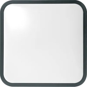Brilagi - LED Kúpeľňové stropné svietidlo ZENNA LED/18W/230V 28,5x28,5 cm IP44 antracit