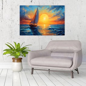 Obraz - Plachetnica (90x60 cm)