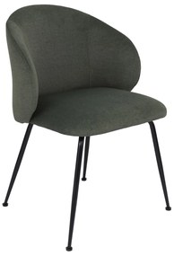 Jedálenská stolička Ganta Black, zelená