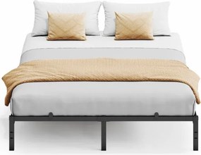 Kovová manželská posteľ 180 cm RMB030BD01