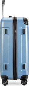 Kabínový kufor na 4 kolieskach 55x39x20cm ľadovo modrá
