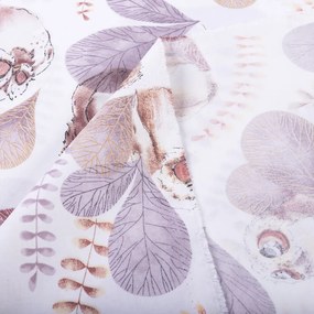 Biante Detský bavlnený záves Sandra SA-284 Hnedé sovy 150x170 cm