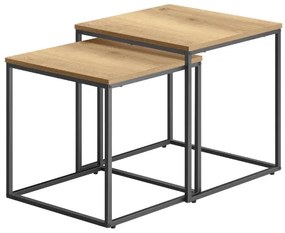 TRENDIE Dvojdielny kávový stolík Cosby dub