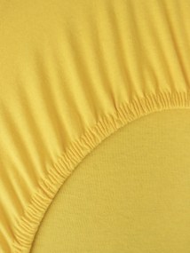 Jersey plachta Classic 140 x 200 cm – žltá