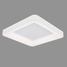 ITALUX Stropné prisadené LED svietidlo GIACINTO, 50W, teplá biela, 60x60cm, hranaté, biela