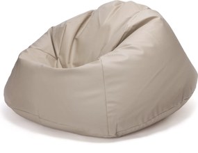 INTERMEDIC SK - Sedací vak MAXI 140x70 cm | extra veľký vak na sedenie a ležanie, 570 l Farba: E17 - Kapučíno (Ekokoža)