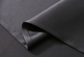 Záves OXFORD LIGHT 140x250 cm, čierny Zavesenie: Riasiaca páska
