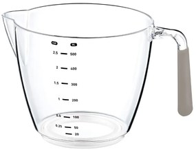 Plastová odmerka 0,5 l tmavobéžová