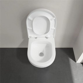 VILLEROY &amp; BOCH Architectura závesné WC s hlbokým splachovaním bez vnútorného okraja, 370 x 530 mm, biela alpská, 5684R001