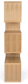 Knižnica v dubovom dekore TemaHome London, 34 × 160 cm