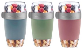 Westmark Trojdielna dóza na jedlo, 1150 ml, mätovo zelená