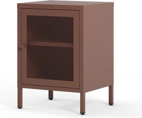 Vínovočervený nočný stolík Fayna – Marckeric