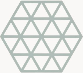 Silikónové podložky pod poháre Triangles, 6 ks